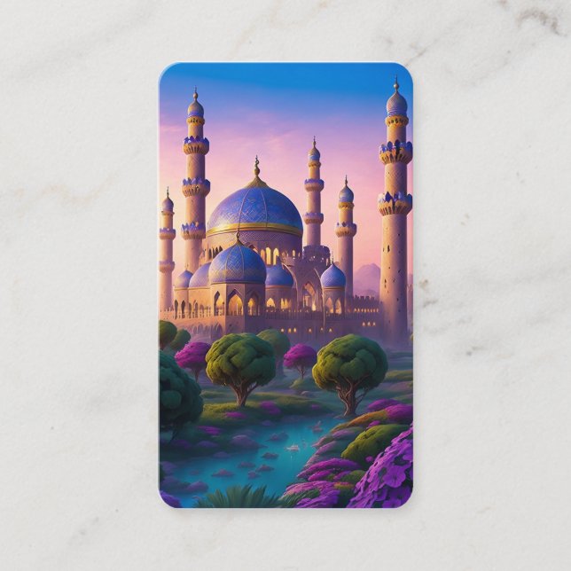 Carte De Visite Oasis du château du minaret Signet (Devant)