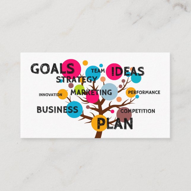 Carte De Visite Objectifs du consultant (Devant)