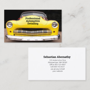 Carte De Visite Occupation automobile personnalisée Automobile Jau