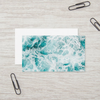 Carte de visite Ocean Blue Waves