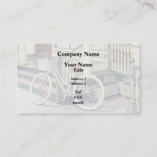 Carte De Visite Ocean Grove NJ - Bicyclette devant la boutique de