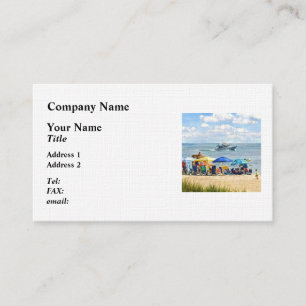 Carte De Visite Ocean Grove NJ - Yacht passant au large
