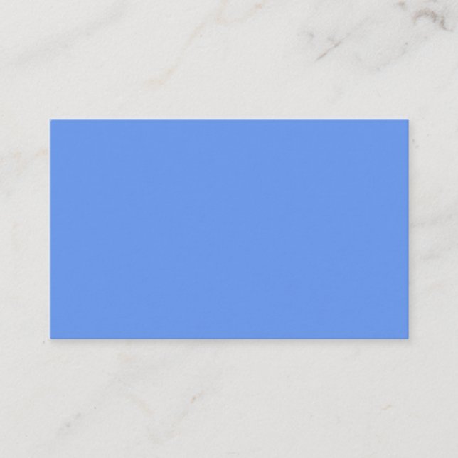 Carte de visite Océanie bleue de Cornflower (Devant)