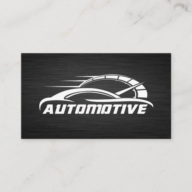 Carte De Visite Odomètre automobile | Atelier de réparation (Devant)