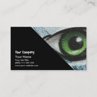 Carte De Visite Oeil de graffiti