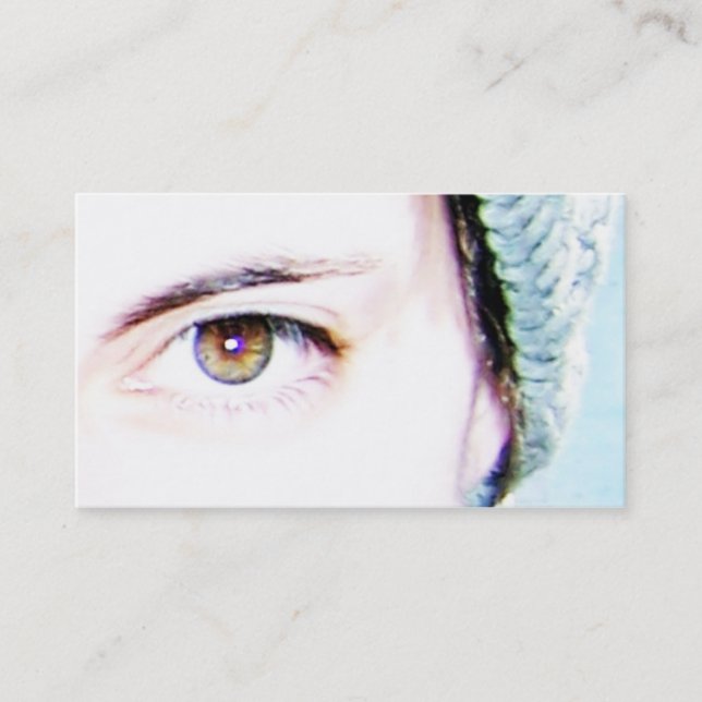 Carte De Visite oeil gauche (Devant)