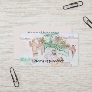 Carte De Visite Œuvres d'art chrétiennes Le bon Samaritain
