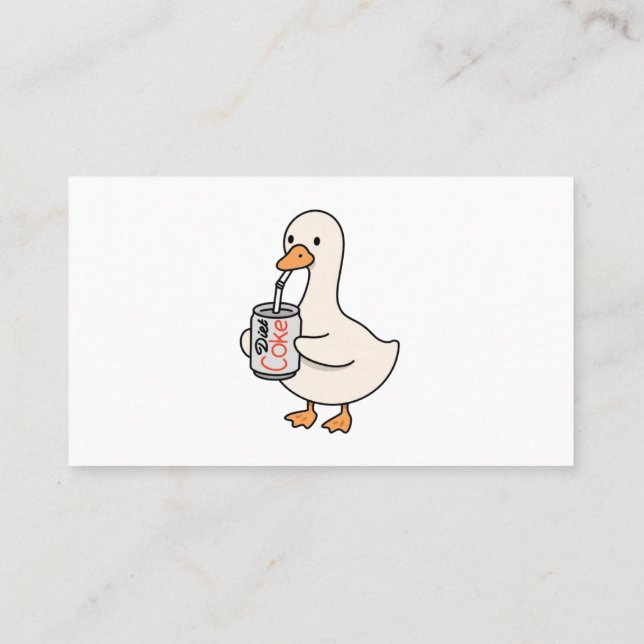 Carte De Visite Oie Pop (Dos)