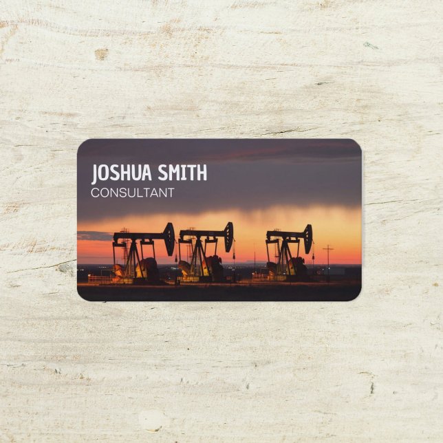 Carte De Visite Oilfield Petroleum Oil Company (Oil and Gas Cards)