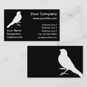 Carte De Visite Oiseau canarien permanent