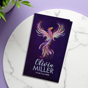 Carte De Visite Oiseau coloré de Phoenix Levant