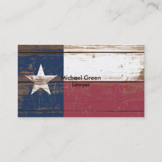 Carte De Visite Old Wooden Texas