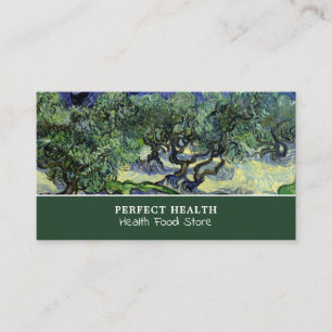 Carte De Visite Olive Trees, Van Gogh, Health Food Store