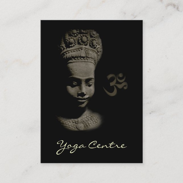 Carte De Visite OM Centre de Yoga (Devant)