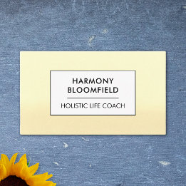 Carte De Visite Ombre Glow Wellness Holistic Life Coach Zen Healer