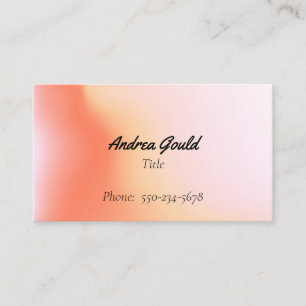 Carte de visite Ombre rose