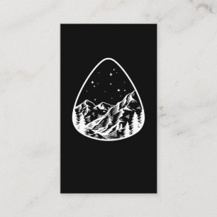 Carte De Visite Onglet de guitare Mountain Plectrum Music Guitaris