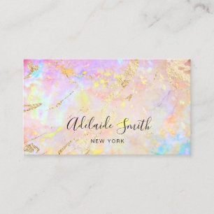 Carte De Visite opale colorée