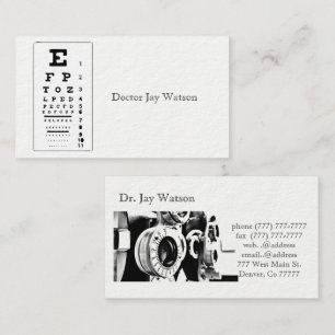 Carte De Visite Ophtalmologue Optométriste Destinée De L'Ophtalmol