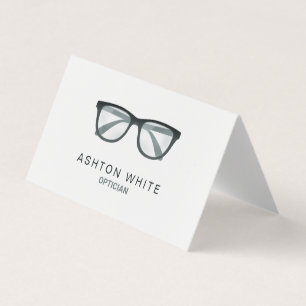 Carte De Visite Opticien Optométriste Personnalisé QR