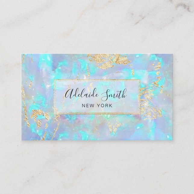 Carte De Visite Optique iridescente FAUX (Devant)