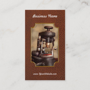 Carte De Visite Optométrie - Machine à couper les verres