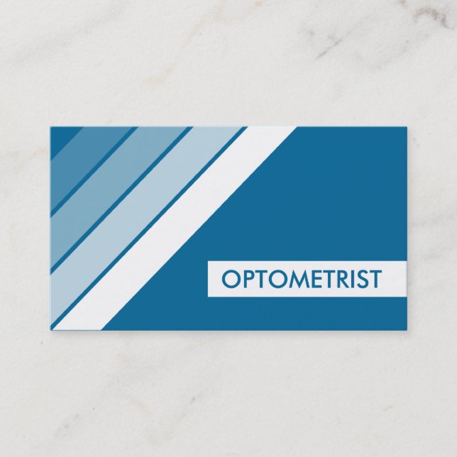 Carte De Visite OPTOMÉTRISTE rétro (Devant)