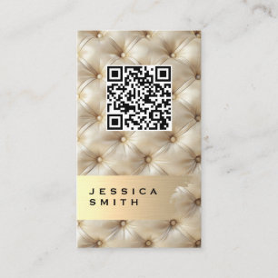 Carte De Visite Or brossé   Matière de rembourrage rembourrée