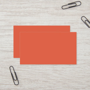 Carte De Visite Orange Choquant