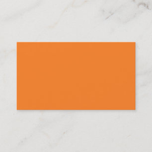 Carte de visite orange clair