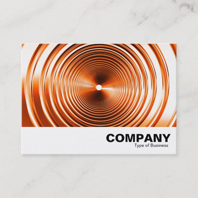 Carte De Visite Orange long printemps (Devant)