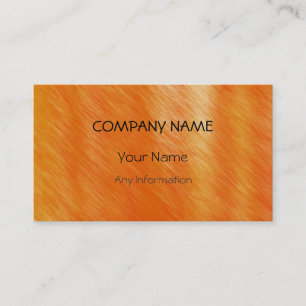 Carte De Visite Orange Retro Abstrait Peinture 4