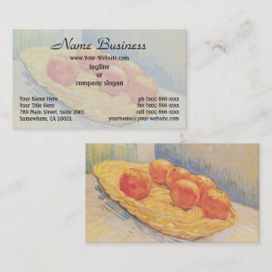 Carte De Visite Oranges de Van Gogh - Art de nature morte classiqu