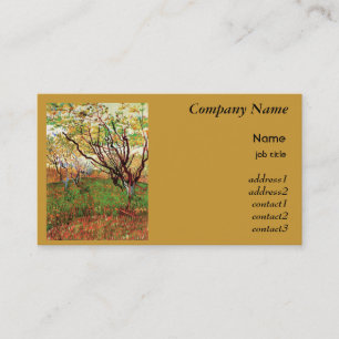 Carte De Visite Orchard à Blossom Vincent van Gogh