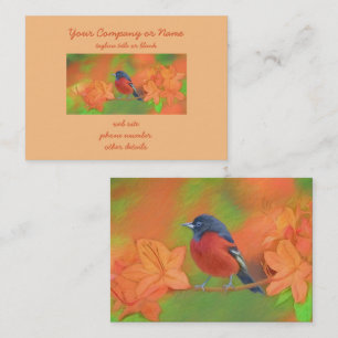 Carte De Visite Orchard Oriole Songbird Peinture Oiseau original
