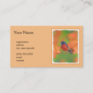 Carte De Visite Orchard Oriole Songbird Peinture Oiseau original