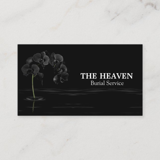 Carte De Visite Orchidée (Devant)