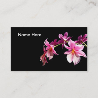 Carte De Visite Orchidée rose