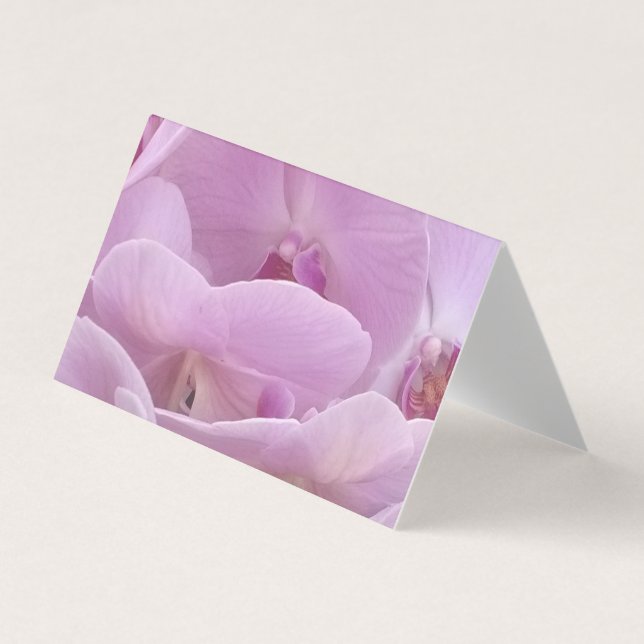 Carte De Visite Orchidées (Devant)