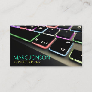 Carte De Visite Ordinateur, Ordinateur portable, PC, Réparation, C