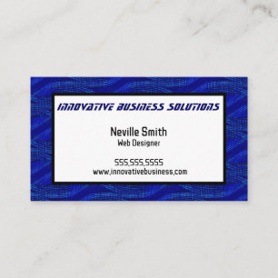 Carte De Visite Ordinateurs techniques Blue Twist Web Designer