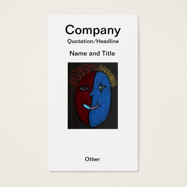 Carte de visite/oreille personnalisée inspirée (Devant)