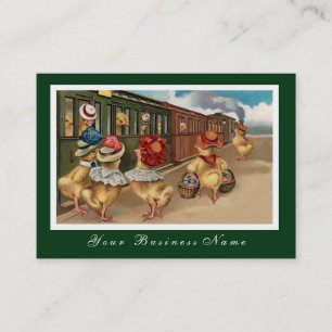 Carte de visite organique de ferme de poulet de