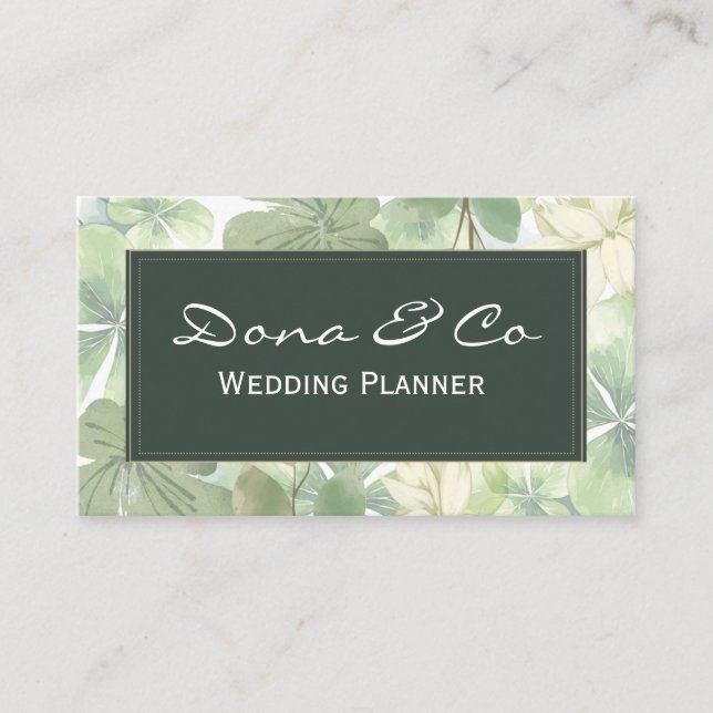 Carte De Visite Organisateur de Mariage (Devant)