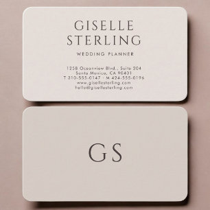 Carte De Visite Organisateur de mariage