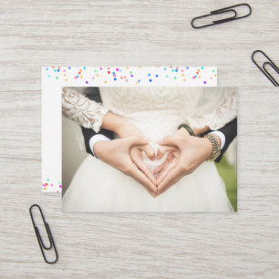 Carte De Visite Organisateur de mariage / Photographe