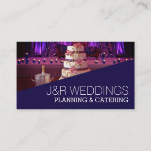 Carte De Visite Organisateur de mariage, Traiteur, Nourriture, Res