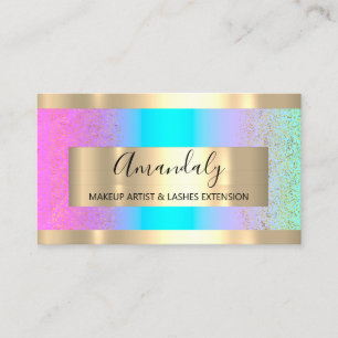 Carte De Visite Organisateur Ombre Blue Confetti