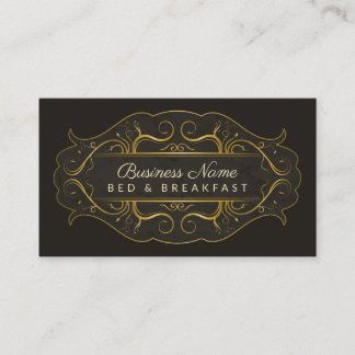 Carte De Visite Ornate Flourish Signal Chambres d'hôte B&B