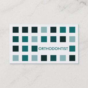 Carte De Visite ORTHODONTISTE (carrés de mod)